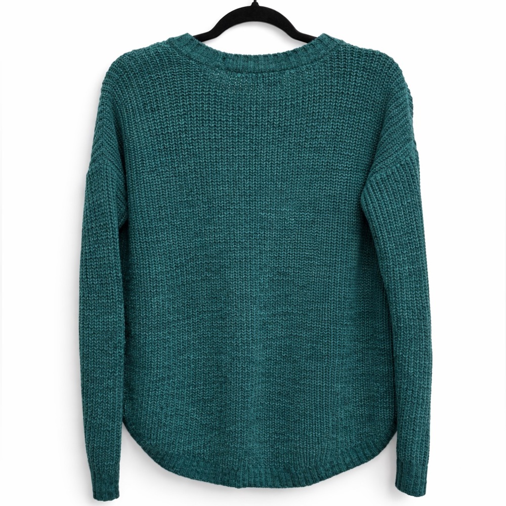💚 SO Teal Chunky Knit Sweater 💚 - Picture 4 of 4